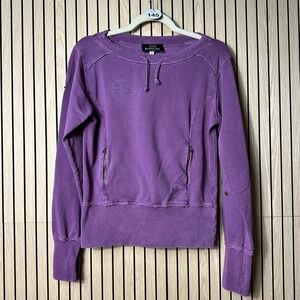 145 Patrizia Pepe Firenze Made in Italy Purple Sweatshirt (Size 44 / Med)